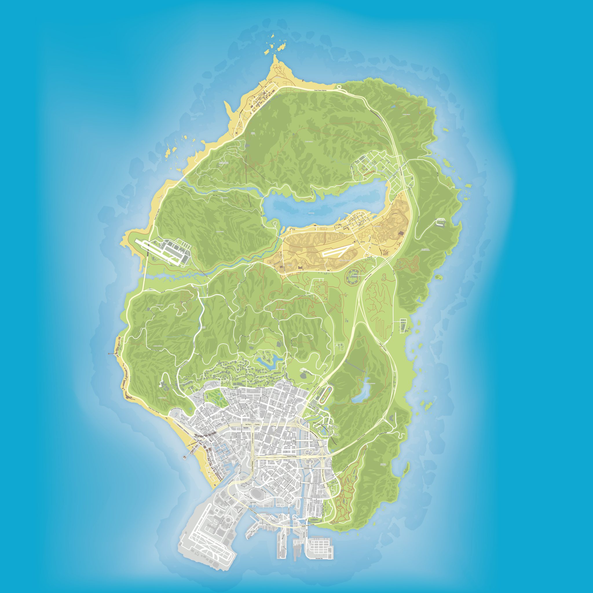 Mapa Los Santos